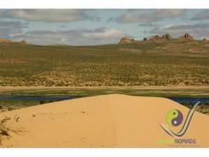 Elsen Tasarkhai - Combination of sand dunes and grass land