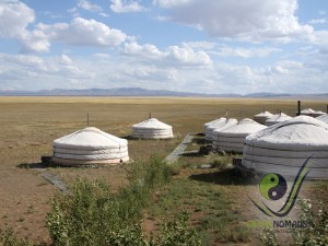 Ger camp in the Gobi