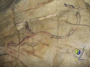 22000 year-old rock painting 
