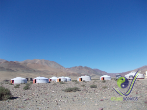 Ger camp in Western Mongolia