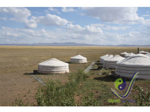 Ger camp in the Gobi